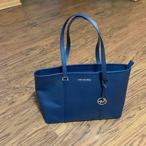 MK navy large bag
